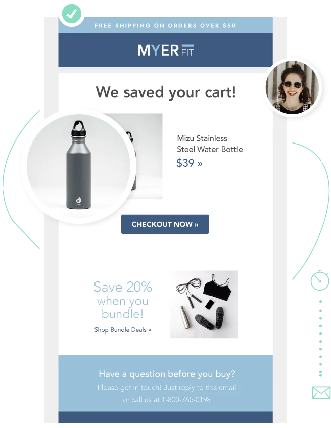 recover lost customers with abandoned cart emails banner image